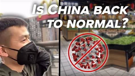 are china back to normal